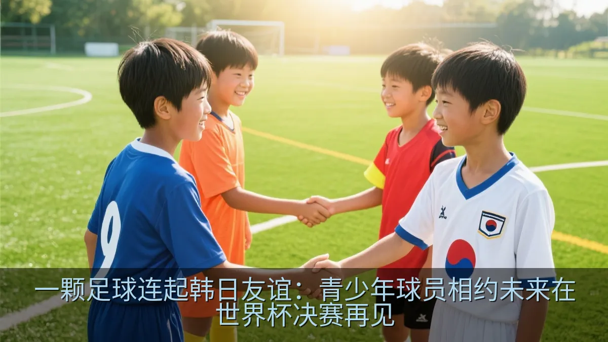 一颗足球连起韩日友谊：青少年球员相约未来在世界杯决赛再见